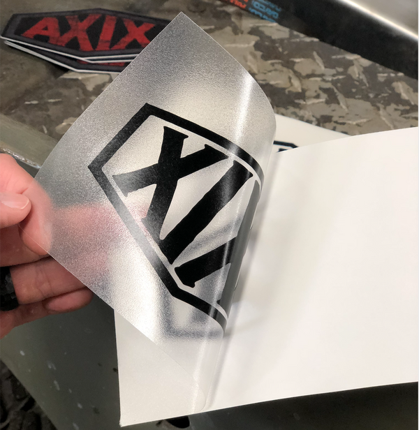 AXIX - Black vinyl custom cut