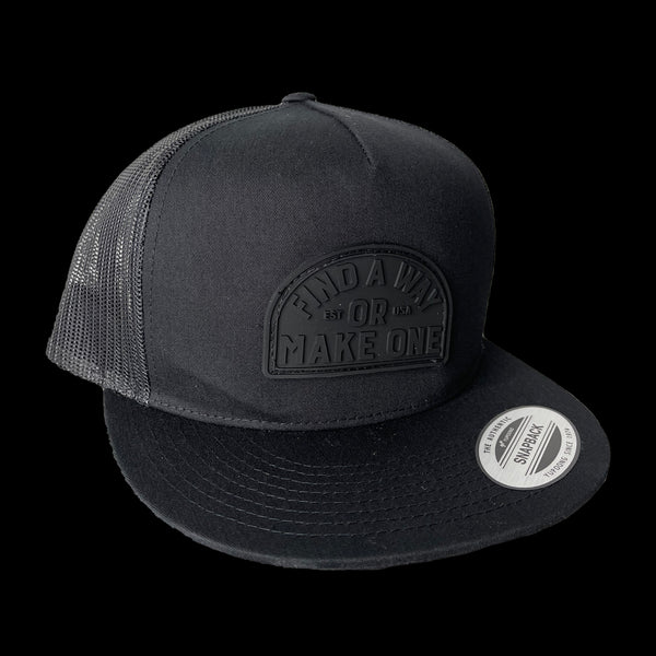 Find a Way Trucker Hat - All Black